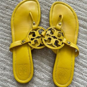 Tory Burch Yellow Sandals, Size 11